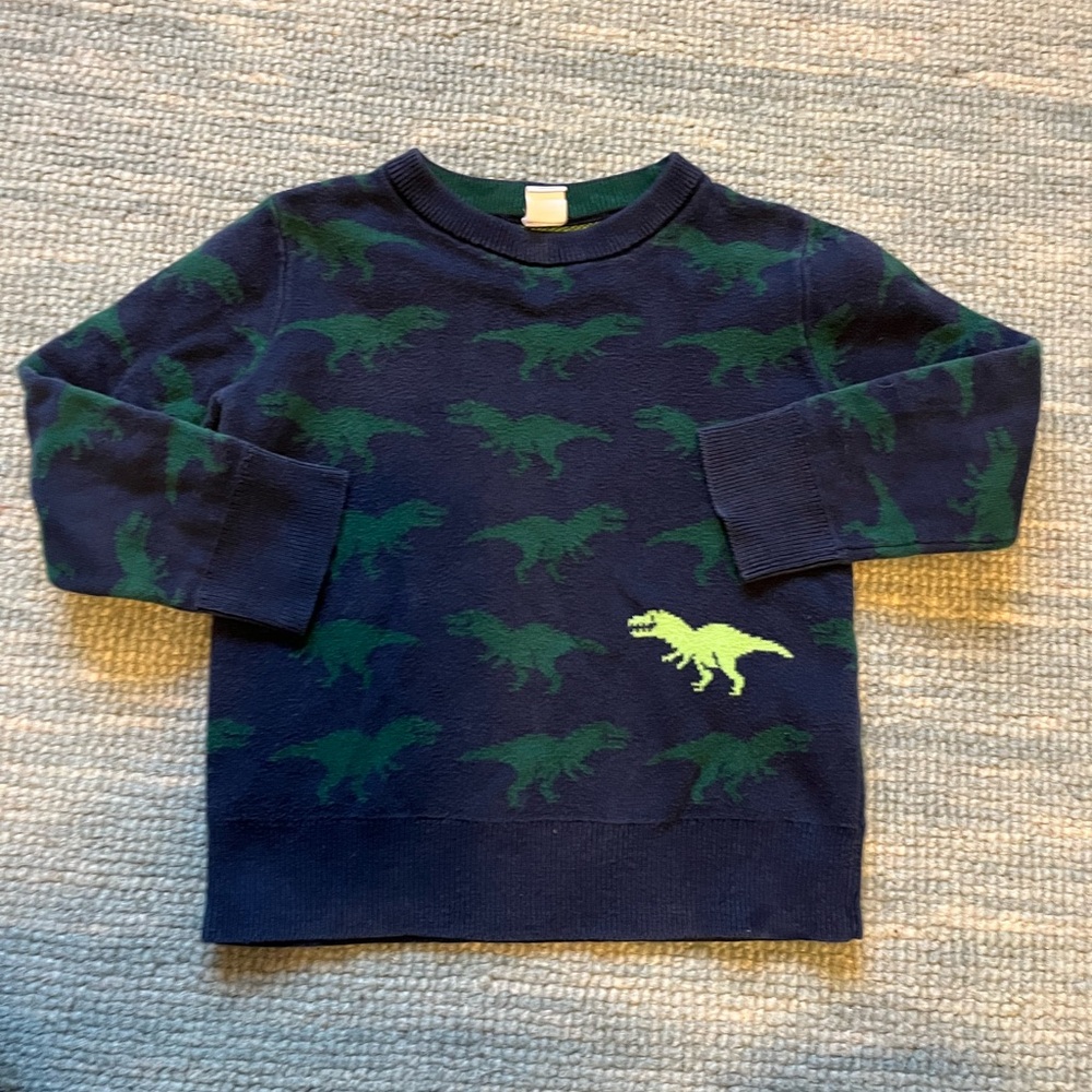 Gap Kids Dinosaur Intarsia Sweater, Size 5T